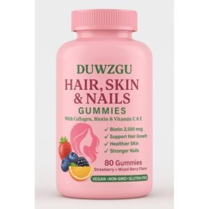 Hair & Nail Gummies — 80 Count — 80Tablets Per Bottle